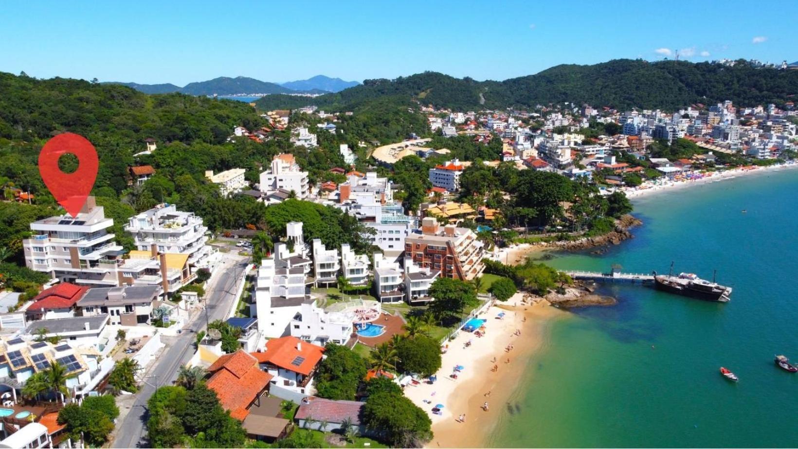 1079 - Apartamento Com Vista Para O Mar Em Bombinhas Ngoại thất bức ảnh